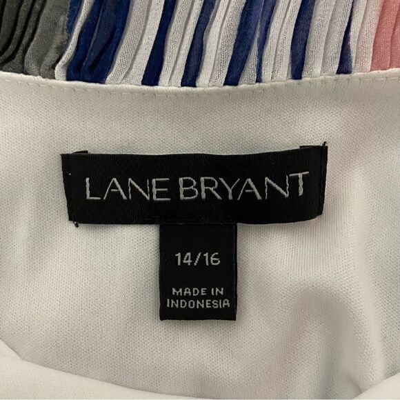 Lane Bryant‎ Striped Maxi Dress Size 14/16 Casual Travel Beachy Resort Sundress - Picture 4 of 15